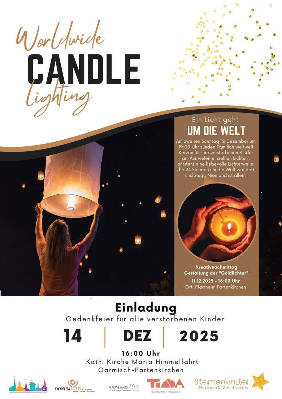 Worldwide Candle Lighting Einladung WWCL